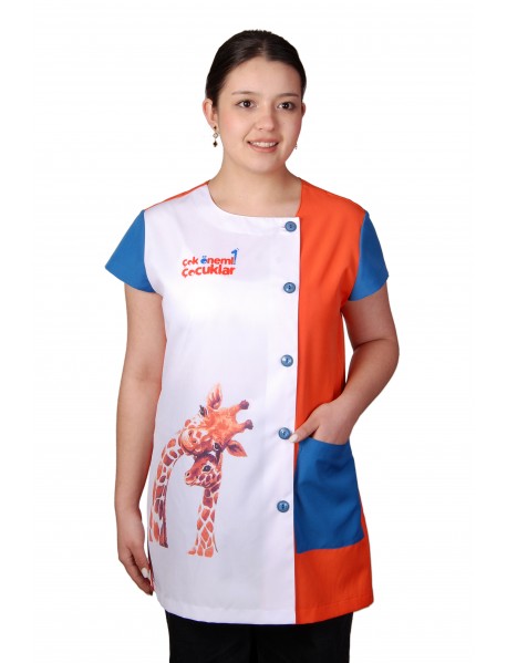 Temizlik personel baskılı önlük Temizlik personel baskılı önlük